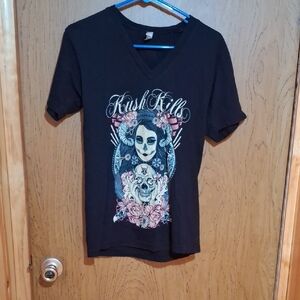 American Apparel Black Graphic Tee